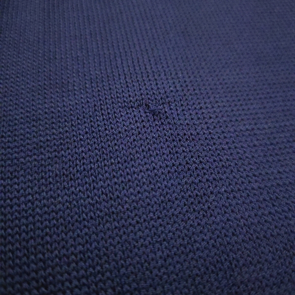 Sutton Studio Navy Dress with Gold Accents Size S - Picture 7 of 8